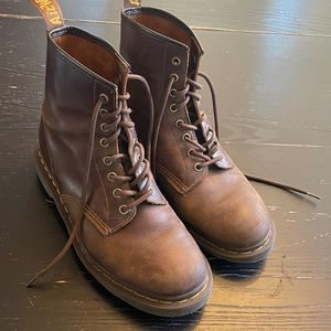 Dr Marten Doc Marten Air Wear boots mens size 10 43 brown leather GUC